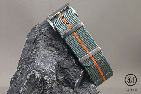 Grey Orange SELECT-HEURE Marine Nationale nylon watch straps
