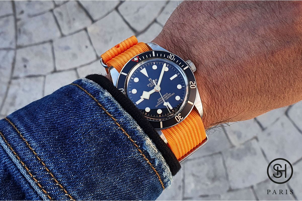 Mandarin Studio 54 SELECT-HEURE nylon NATO watch strap