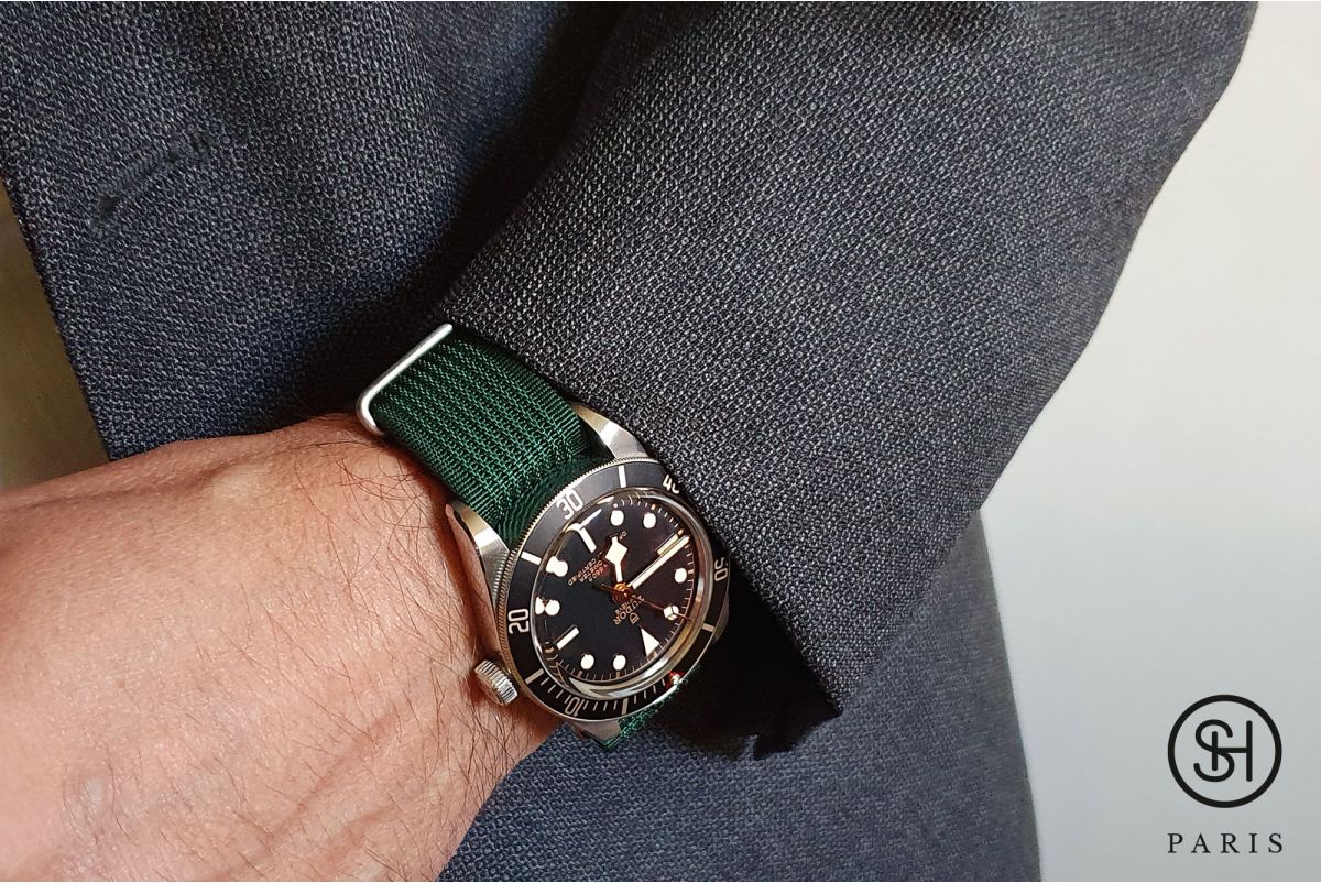 Emerald Studio 54 SELECT-HEURE nylon NATO watch strap