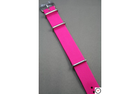Fuchsia Pink G10 NATO strap (nylon)