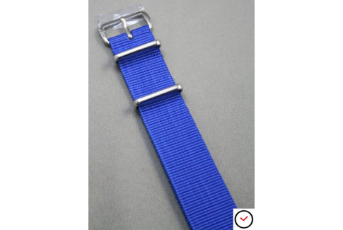 Bracelet nylon NATO Bleu Elec