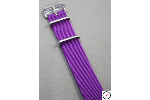 Violet G10 NATO strap (nylon)