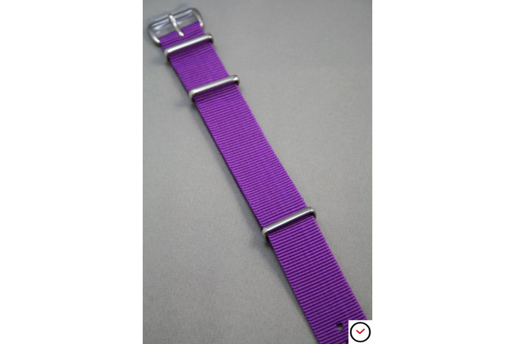 Violet G10 NATO strap (nylon)