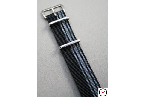 Black Grey Ducati G10 NATO strap (nylon)
