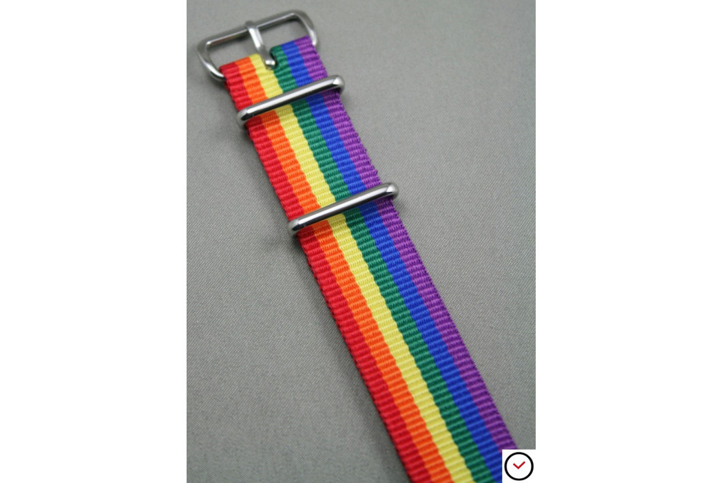 Rainbow G10 NATO watch strap (nylon)