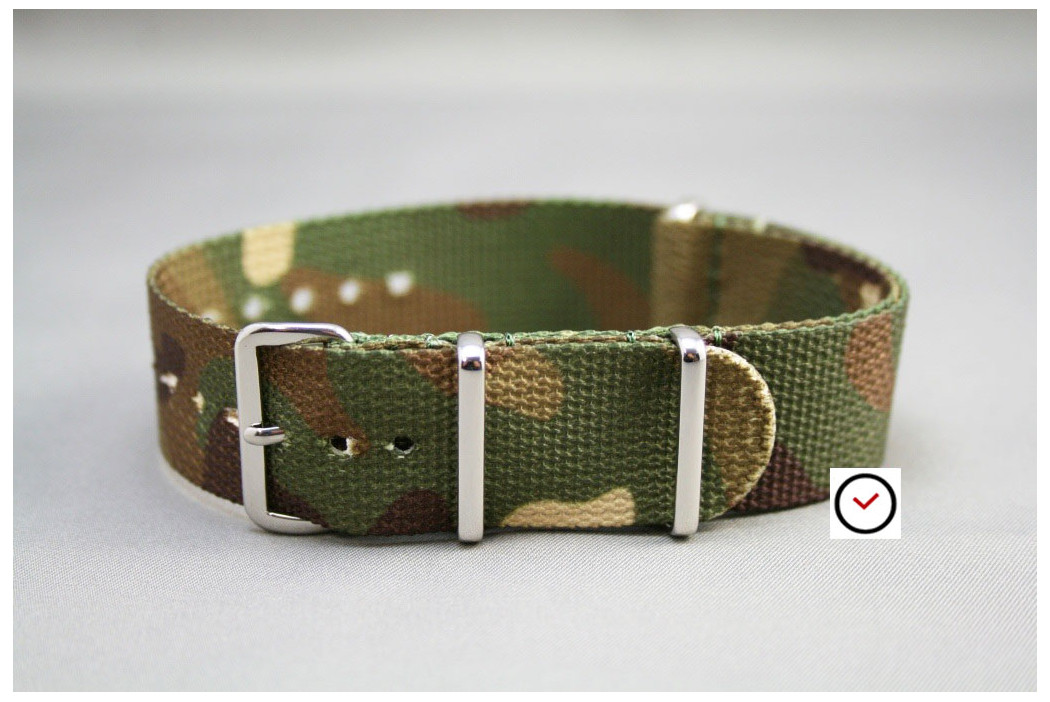 Camouflage G10 NATO strap (nylon)