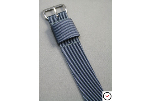 Grey US Military nylon watch strap