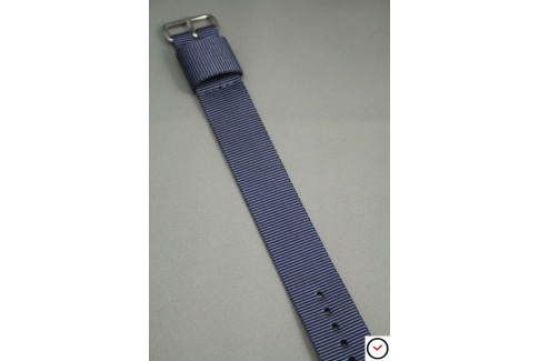 Blue Grey US Military nylon watch strap