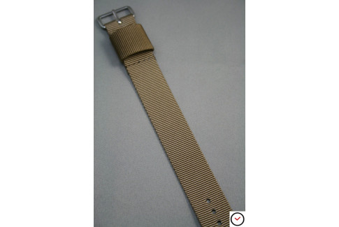 Bronze Brown US Military nylon watch strap