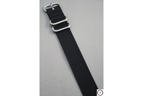 Black ZULU nylon strap (highly resistant fabric)