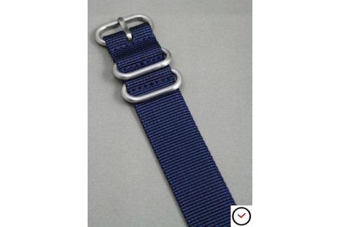 Night Blue ZULU nylon strap (highly resistant fabric)