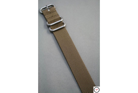 Bronze Brown ZULU nylon strap (highly resistant fabric)