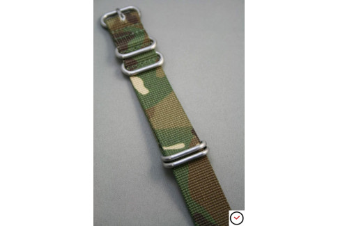 Camouflage NATO ZULU nylon strap (highly resistant fabric)