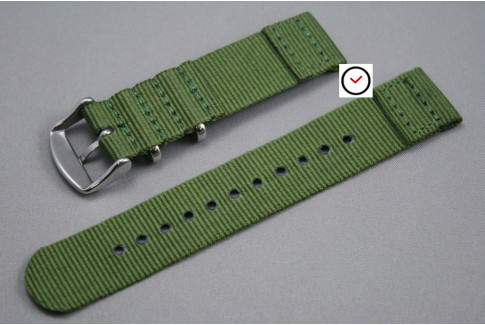 Military Green 2 pieces NATO strap (nylon)