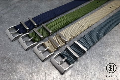 Grey Serge SELECT-HEURE nylon watch strap