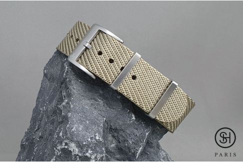 Bracelet montre Nylon Sergé SELECT-HEURE Beige