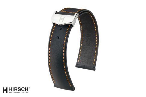 Bracelets montre boucle déployante HIRSCH Voyager en cuir de Veau Italien, les classiques
