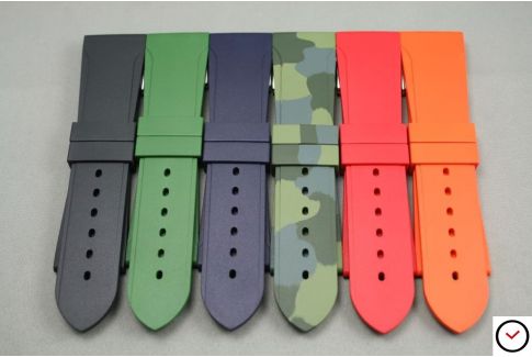 Camouflage Casual natural rubber watch strap