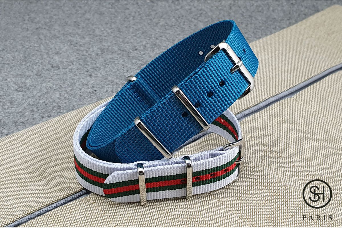 - Sydney - SELECT-HEURE nylon NATO watch strap, stainless steel unremovable buckle
