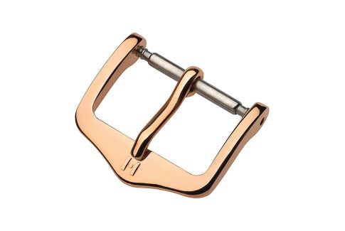 H-Tradition HIRSCH watch strap buckle, rose gold stainless steel