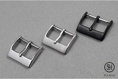 Signature SELECT-HEURE buckle for watch straps, mat brushed stainless steel