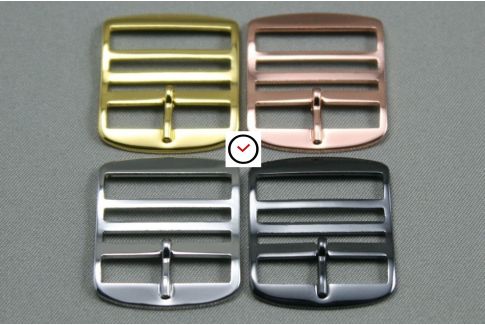 Steel classic premium buckle for Perlon straps