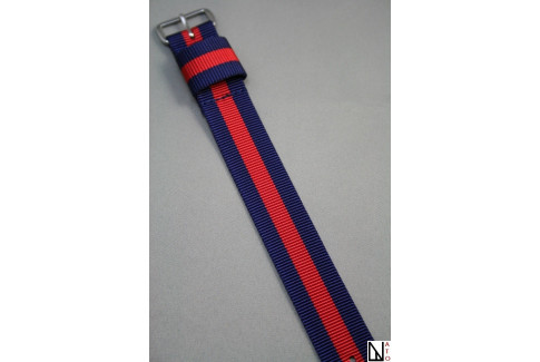 Bracelet nylon US Military Bleu Navy Rouge