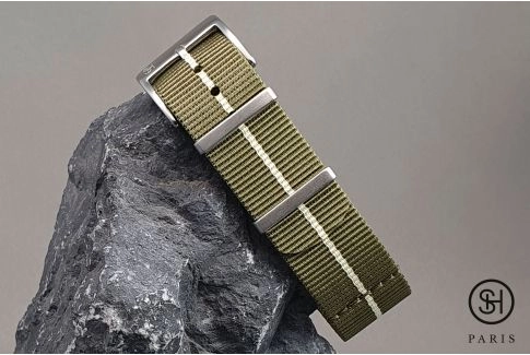 Bracelet montre nylon Marine Nationale SELECT-HEURE Kaki Sable