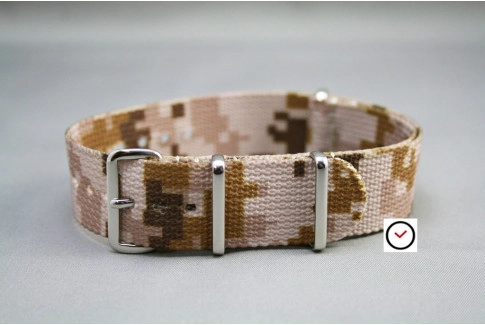 Bracelet nylon NATO Camouflage Désert