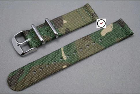 Bracelet montre NATO 2 pièces Camouflage