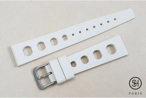 White Racing SELECT-HEURE FKM rubber watch strap (a.k.a. "Tropic"), quick release spring bars (interchangeable)