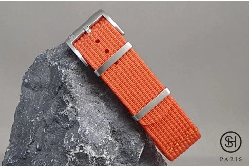 Tangerine Orange SELECT-HEURE Deauvile ELIT watch strap