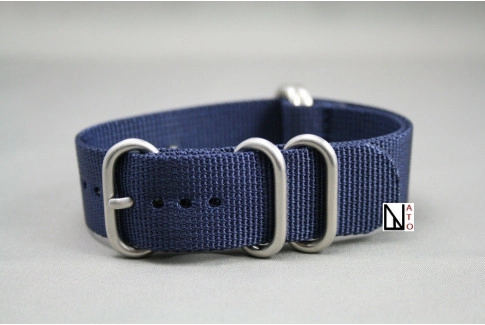 Night Blue NATO ZULU nylon strap (highly resistant fabric)
