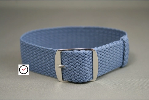 Sky Blue braided Perlon watch strap