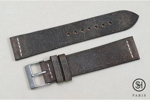 Vintage Rock Motown SELECT-HEURE leather watch strap (handmade)