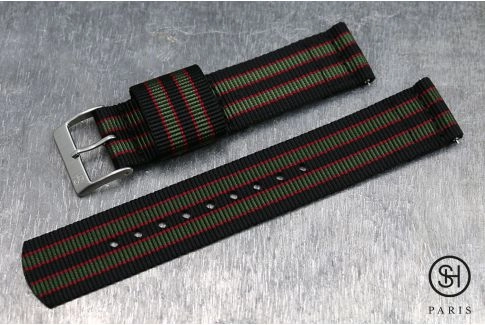 Bracelet montre US Military 2 pièces SELECT-HEURE Bond Original avec pompes rapides (interchangeable)