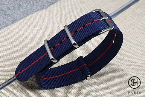 - Milano - SELECT-HEURE nylon NATO watch strap, stainless steel unremovable buckle