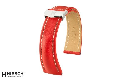 Bracelets montre boucle déployante HIRSCH Navigator en cuir de Veau Italien, les "sélection"