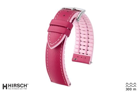 Cherry Pink Lindsey HIRSCH watch bracelet (waterproof)