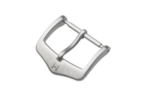 HCB HIRSCH watch strap buckle, brushed stainless steel (mat)