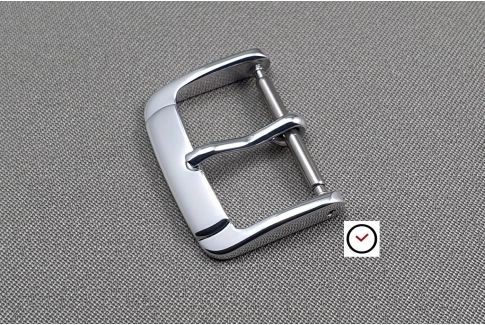 Boucle ardillon Trendy aluminium couleur acier pour bracelet montre