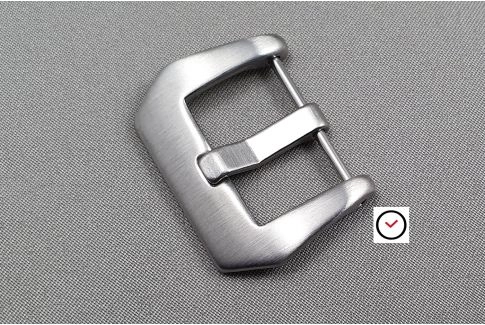 Brushed Pre-V screw-in buckle, stainless steel